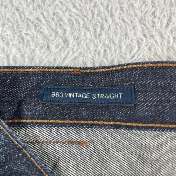 Lucky Brand 363 Vintage Straight Jeans Mens 36x32 Aliso Viejo Blue 7M12264 NEW - Picture 2 of 12